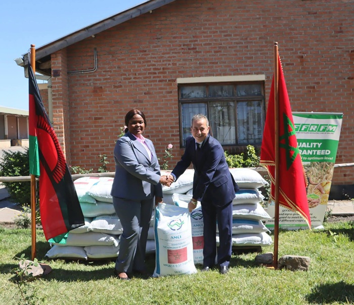 MALAWI RECEIVES ANOTHER 500 METRIC TONNES FERTILIZER FROM MOROCCO